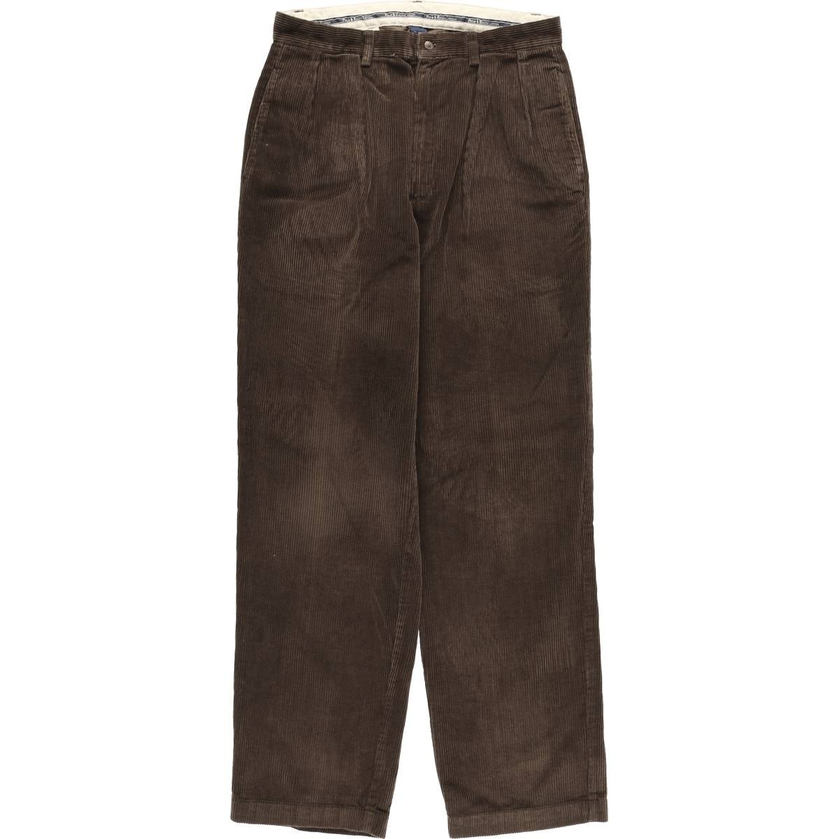 古着 ラルフローレン Ralph Lauren Polo Ralph Lauren ツータック コーデュロイパンツ メンズw31相当/eaa615687