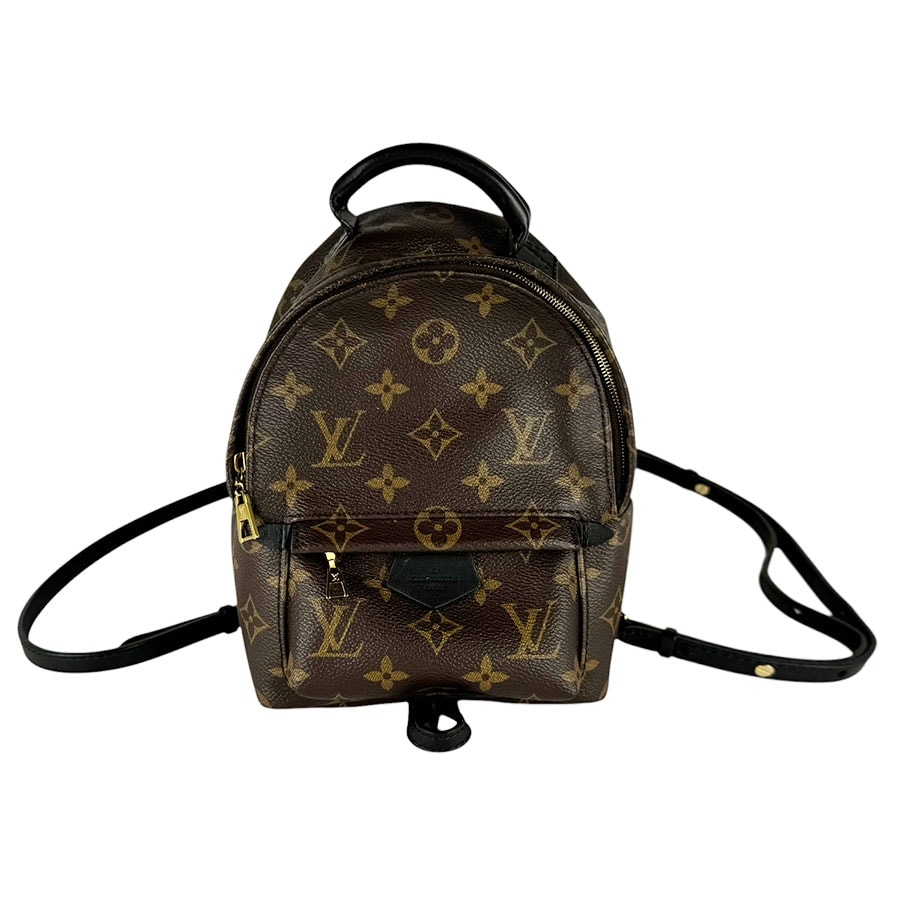 ルイ ヴィトン LOUIS VUITTON リュック モノグラム パームスプリングスMINI モノグラムキャンバス ブラウン レディース M44873【中古】 z10386