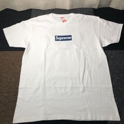 Supreme New York Yankees Box Logo Tee "White"