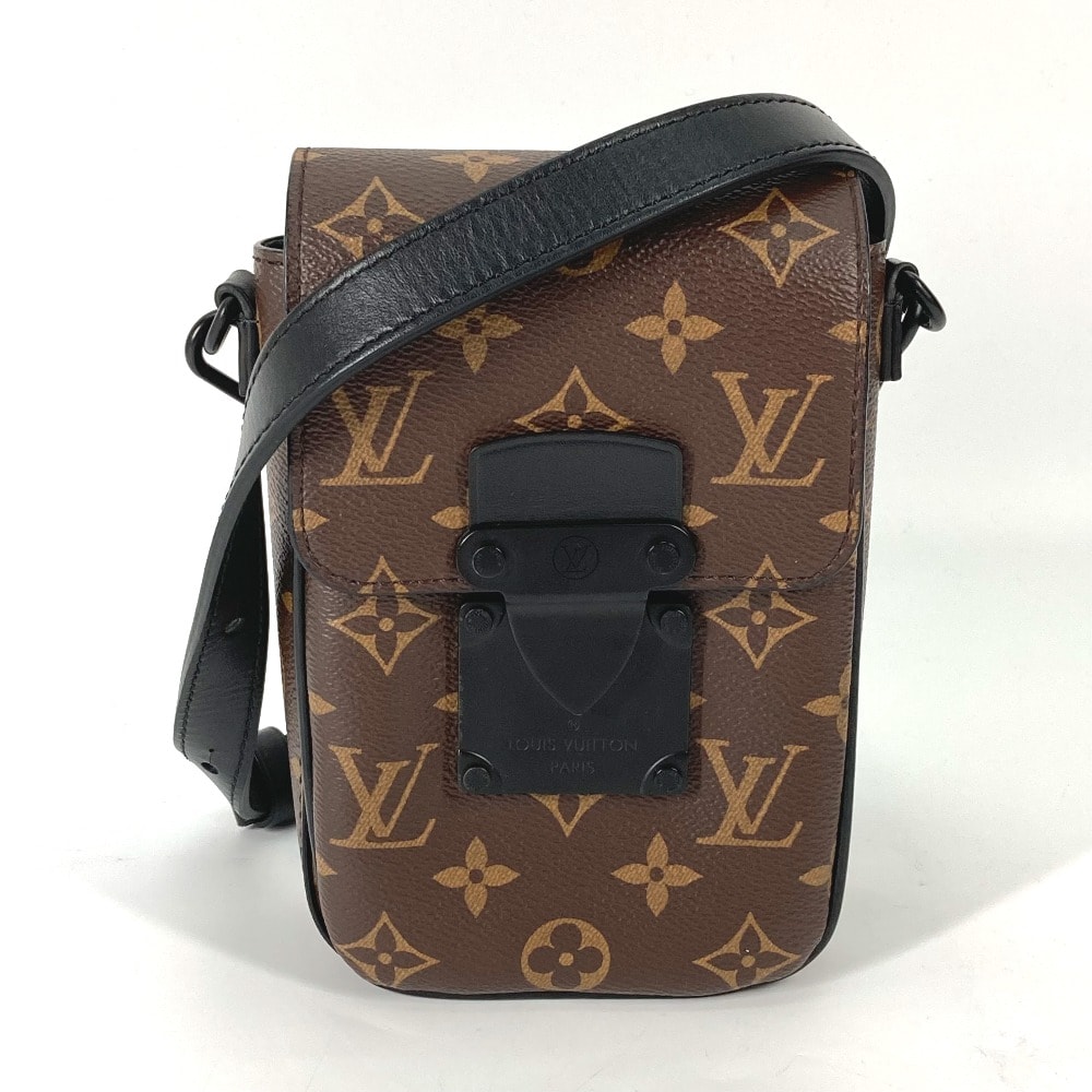 ルイヴィトン LOUIS VUITTON Sロック ヴェルティカル・ウェアラブル ウォレット M81522 モノグラム 斜め掛け ポシェット ショルダーバッグ モノグラムキャンバス マロン ブラウン