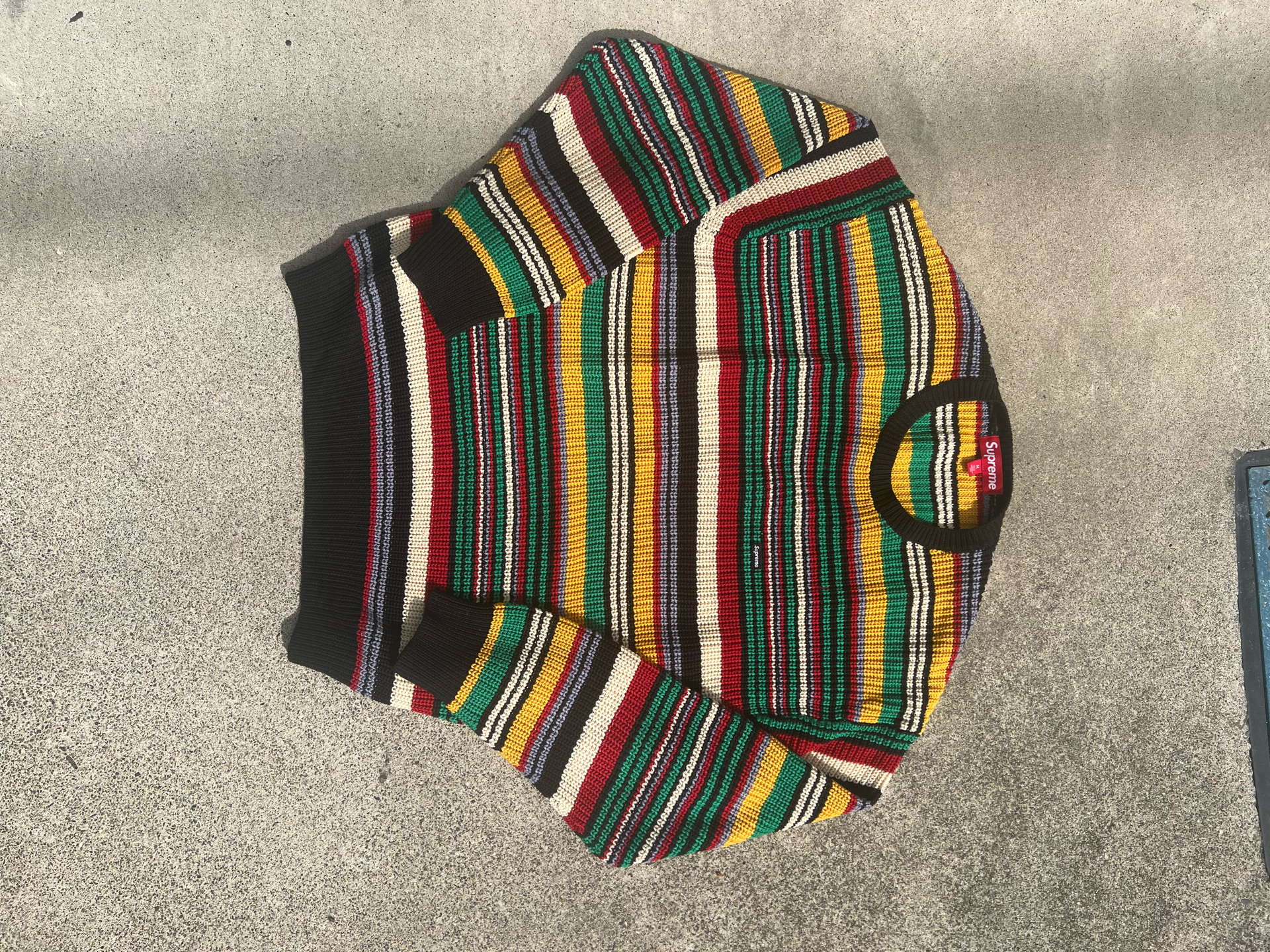 Supreme Small Box Ribbed Sweater "Multi"