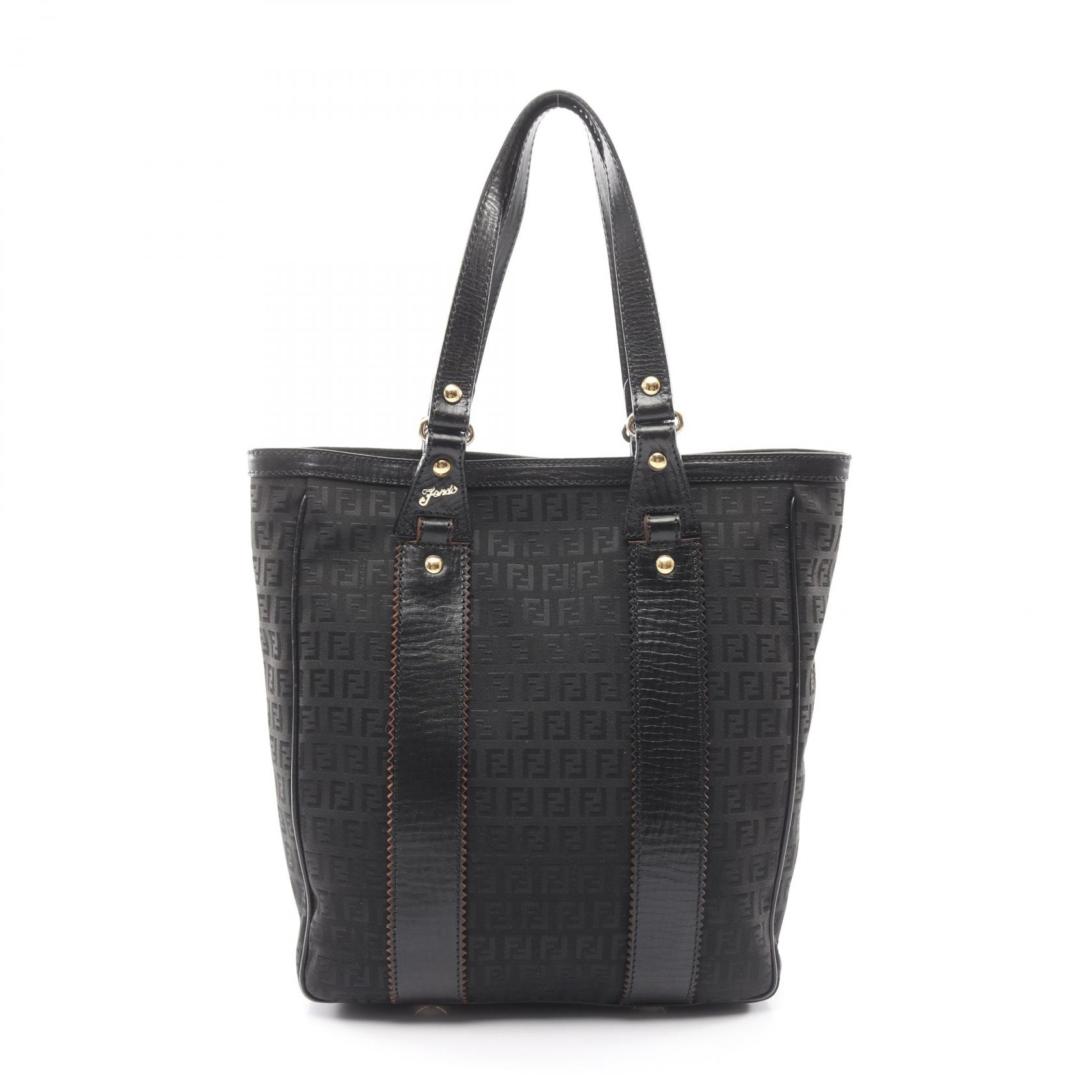 C (やや傷や汚れあり)】フェンディ FENDI ズッキーノ トートバッグ