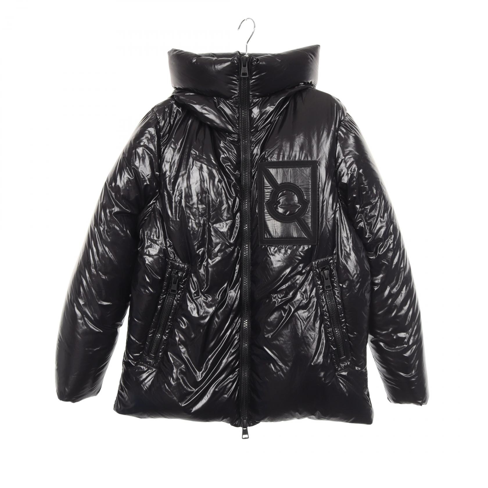 モンクレール MONCLER GENIUS 5 CRAIG GREEN TANG フード付き ダウンジャケット 衣料品 アウター ナイロン メンズ ブラック系 4134800 【中古】