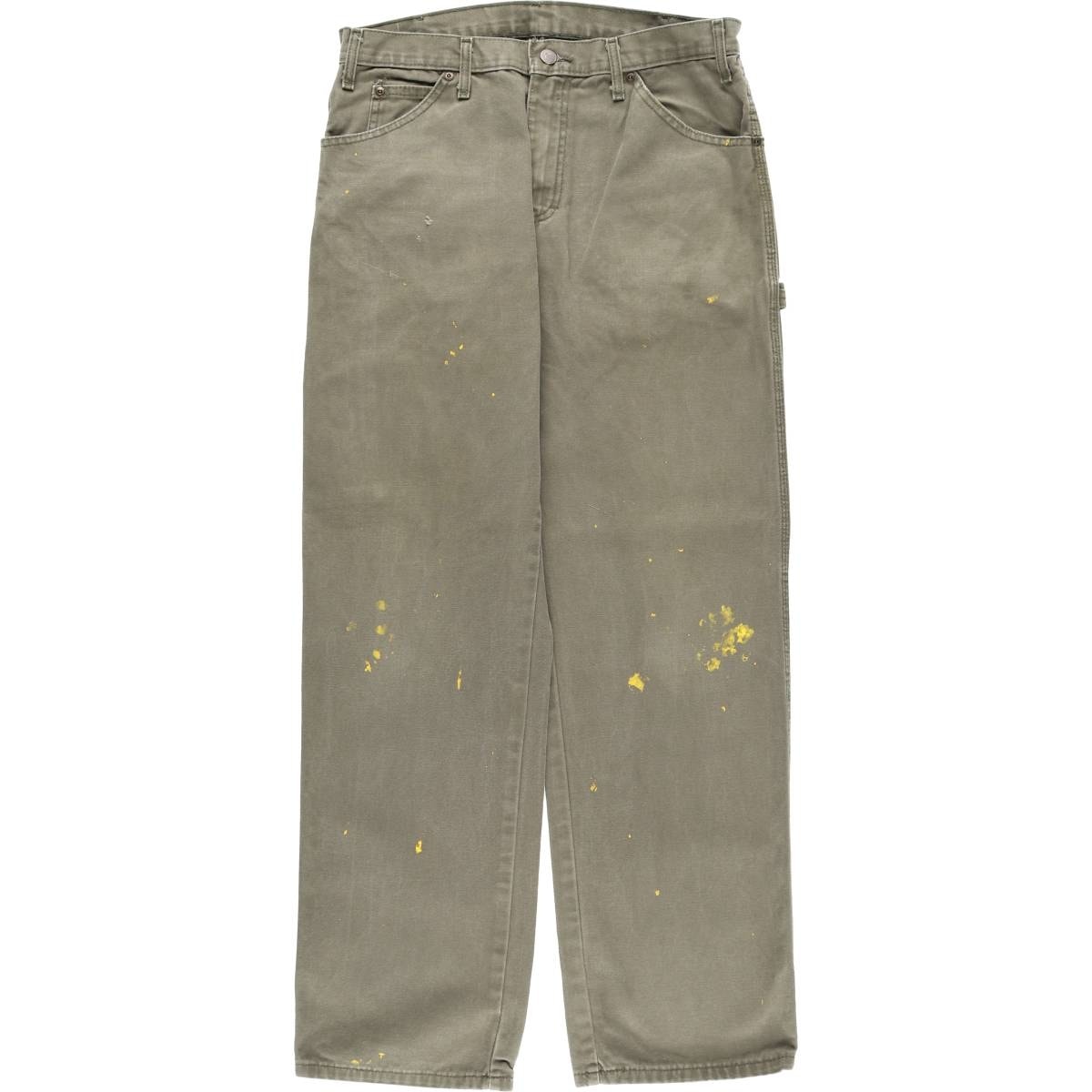 古着 ディッキーズ Dickies ペイント ダックペインターパンツ メンズw34相当/eaa617078