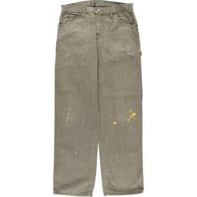古着 ディッキーズ Dickies ペイント ダックペインターパンツ メンズw34相当/eaa617078