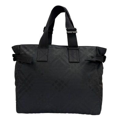 極美品 バーバリー トートバッグ ブラック メンズ 8085378