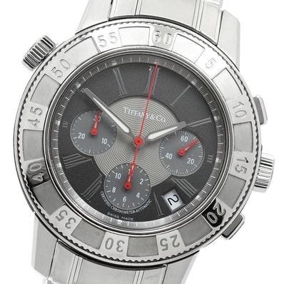 ティファニー マークT-57 クロノグラフ デイト メンズ 【中古】