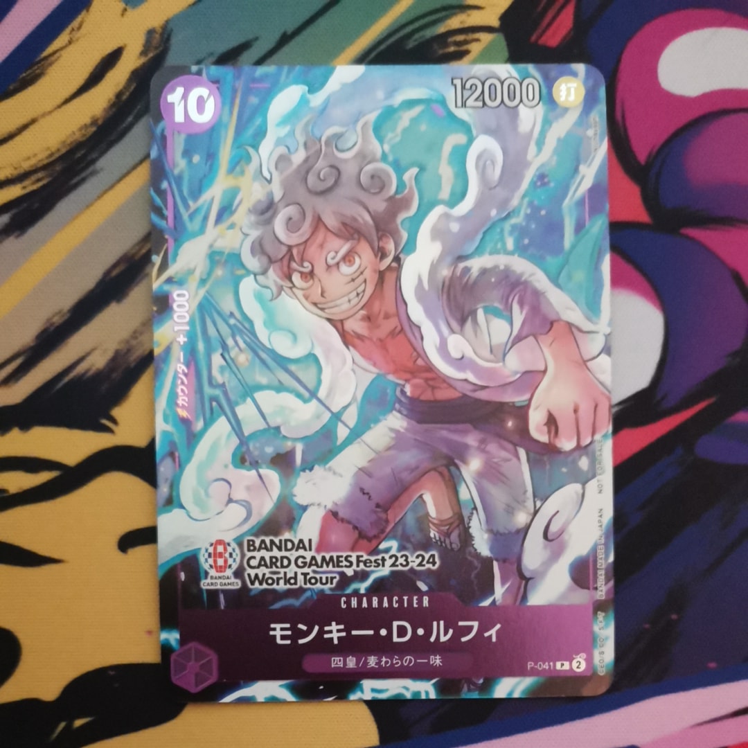 モンキー・D・ルフィ P [P-041] (BANDAI CARD GAMES Fest23-24 World Tour)