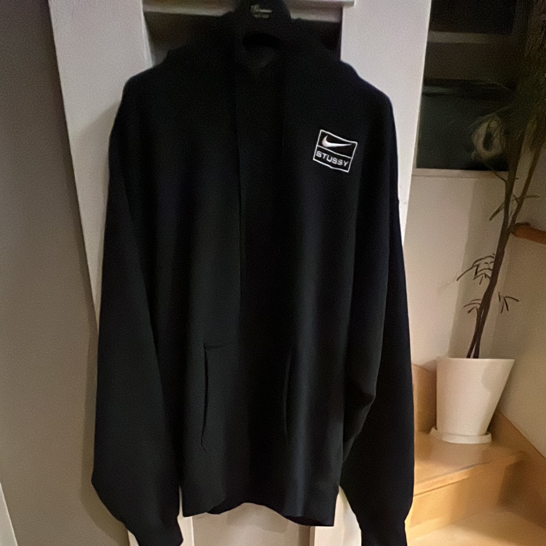 Stussy × Nike NRG Washed Hoodie (US Size) "Black" DN4028-010