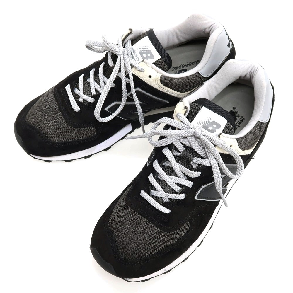 【中古】ニューバランス NEW BALANCE OU576PBK MADE IN ENGLAND スエード スニーカー ブラック【サイズUK8 1/2】【メンズ】
