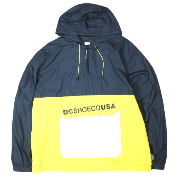 SSZ x DC SHOES エスエスズィー ディーシーシューズ 19SS 別注 ANORAK アノラックパーカー ADYJK03059 M NAVY/YELLOW ナイロンジャケット BEAMS JAPAN アウター g26736