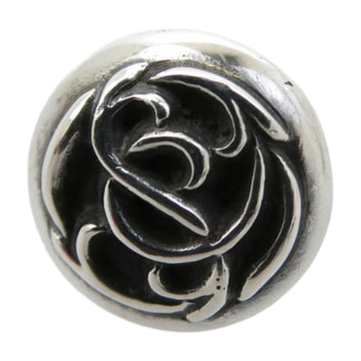 Chrome Hearts Stud Floral Ball SV925 Pierced Earring "Silver"