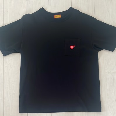 HUMAN MADE Heart Pocket T-Shirt "Black"