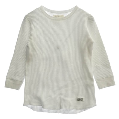 WACKO MARIA ワコマリア カットソー サーマル ワッフル 長袖 カットソー ホワイト系 M【中古】