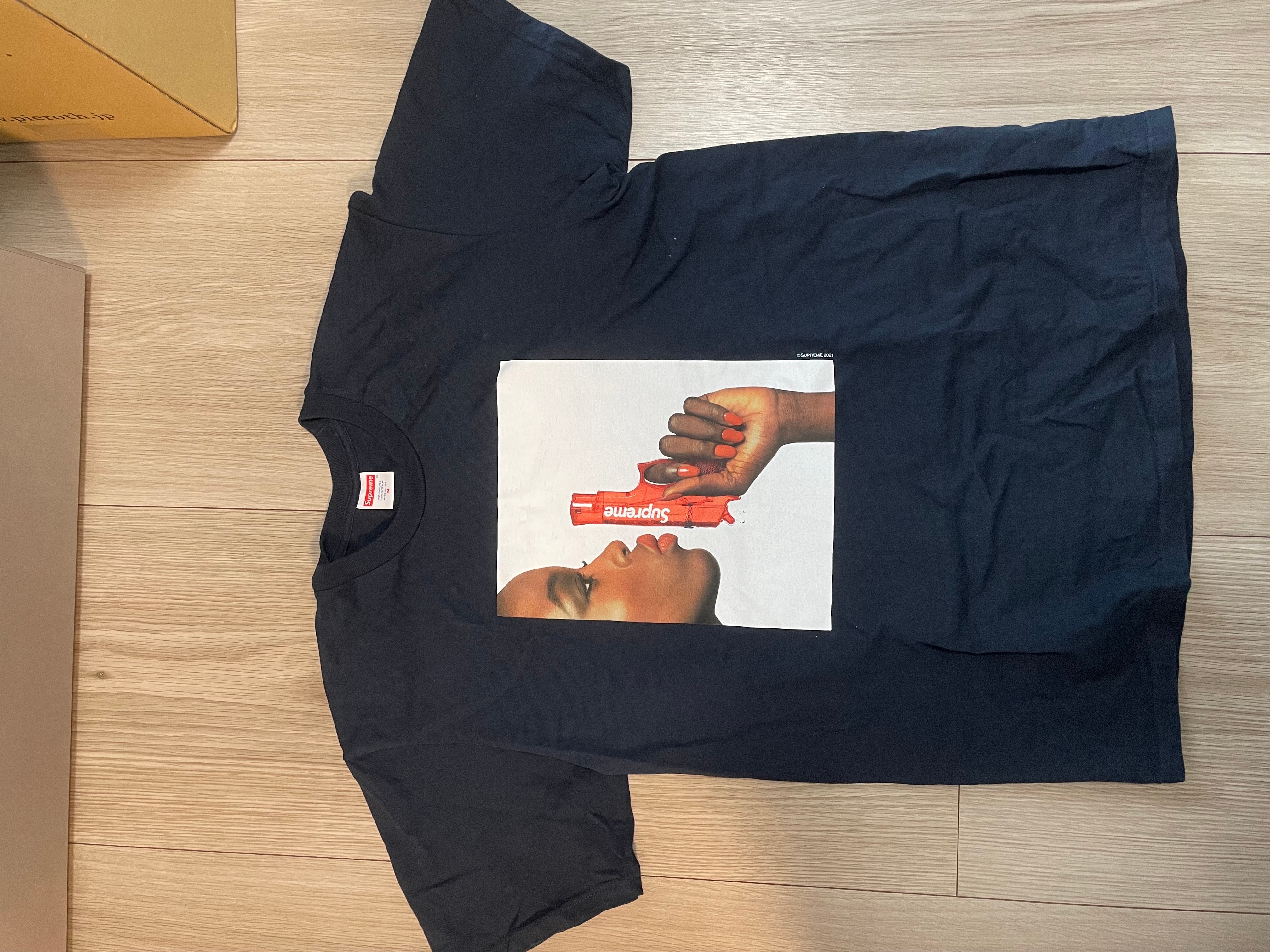 Supreme liquid tee ホワイト M Supreme-Liquid-Swords-Tee-