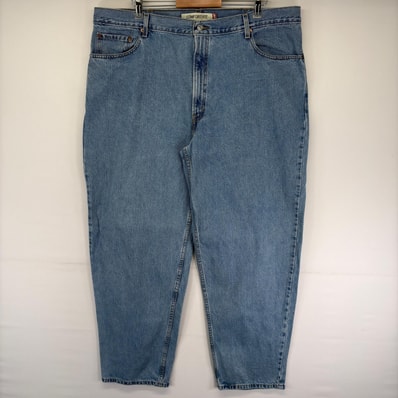 古着 リーバイス Levi's デニム パンツ 5ポケット テーパード ジッパーフライ ジーンズ ジーパン 560 w42 L32 ブルー系 メンズ