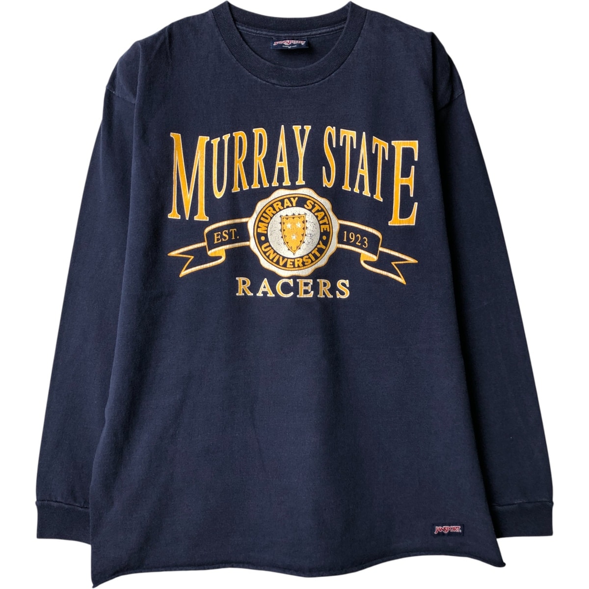 古着 ジャンスポーツ JANSPORT カレッジ カットオフ ロングTシャツ ロンT USA製 メンズL相当 ヴィンテージ/eaa529761