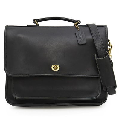 【美品】COACH オールドコーチ ショルダーバッグ レディース メトロポリタン ターンロック カーフ レザー ハンドバッグ 2WAY カバン 革 鞄 小物 ショルダーストラップ・袋付属 ブラック 黒 5181