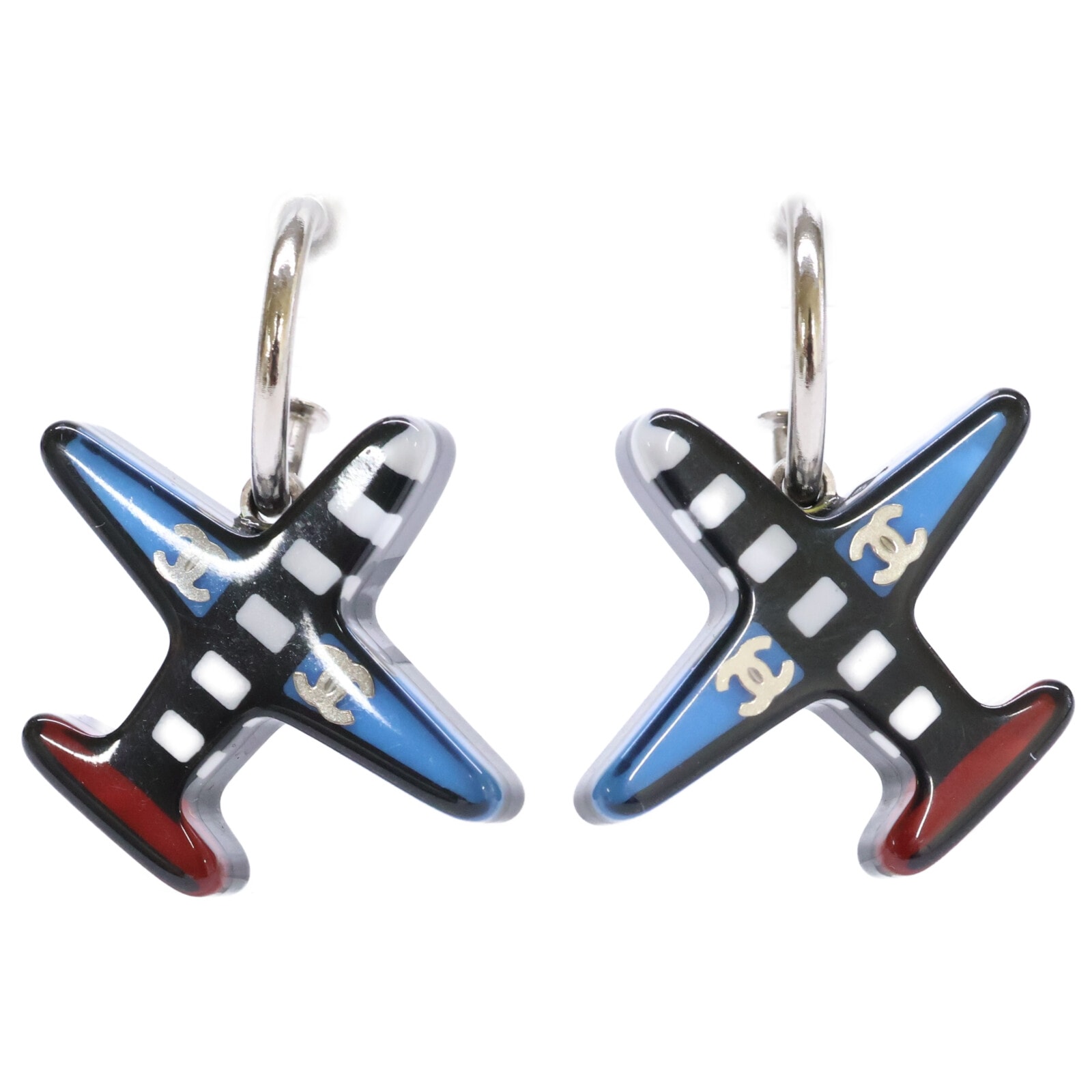 シャネル 【美品】16S ココマーク エアライン 飛行機モチーフ