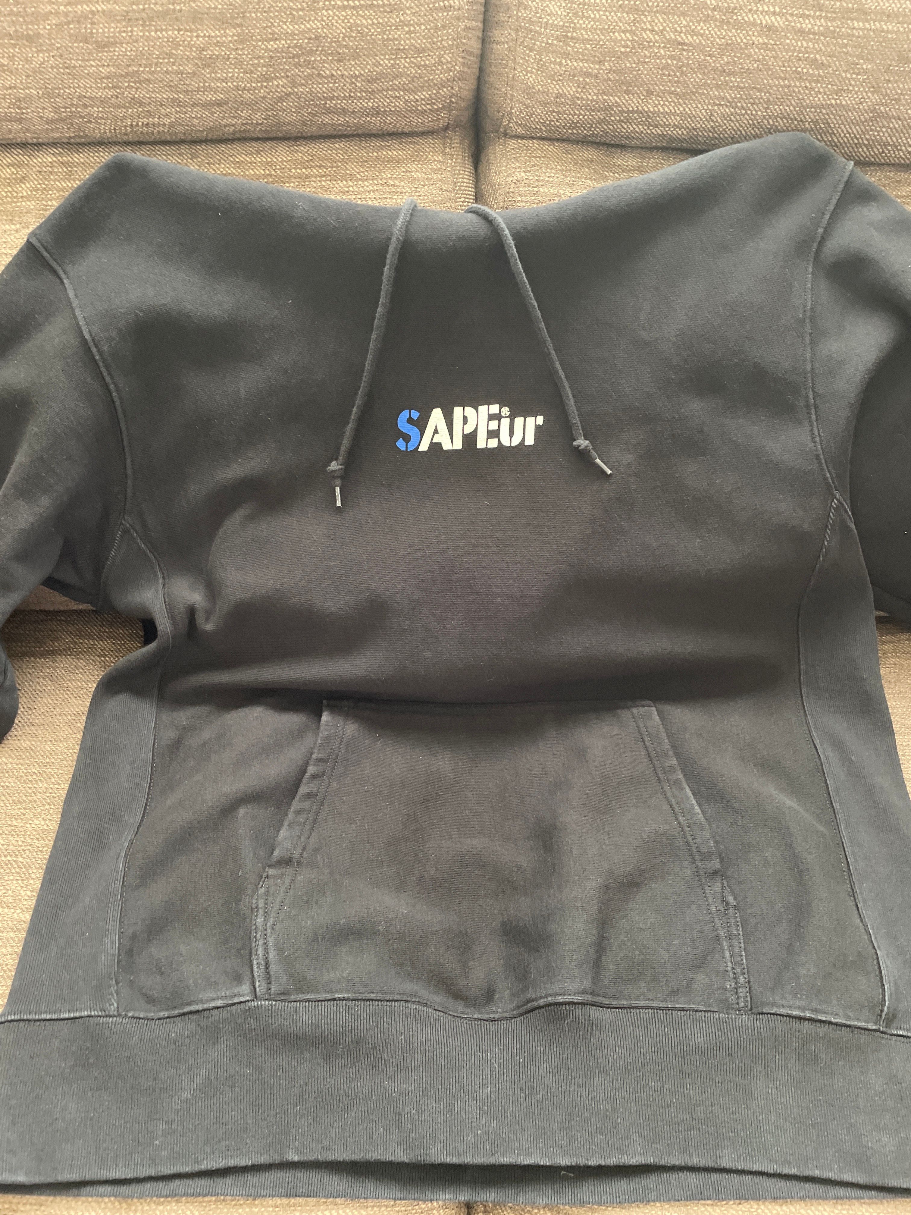 SAPEur atmos Head Hoodie "Black"