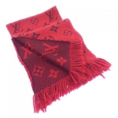 ルイヴィトン LOUIS VUITTON エシャルプ ロゴマニア M72432 MUFFLER