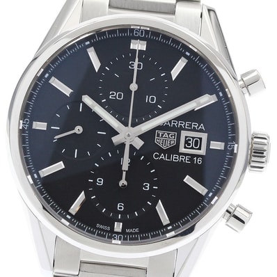 ☆良品 タグホイヤー カレラ キャリバー16 CBK2110 メンズ 【中古】