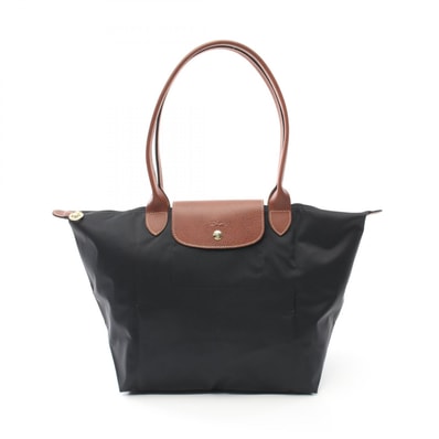 ロンシャン Longchamp ル プリアージュ オリジナル L トートバッグ バッグ キャンバス レザー レディース ブラック系 L1899089001 【新品】
