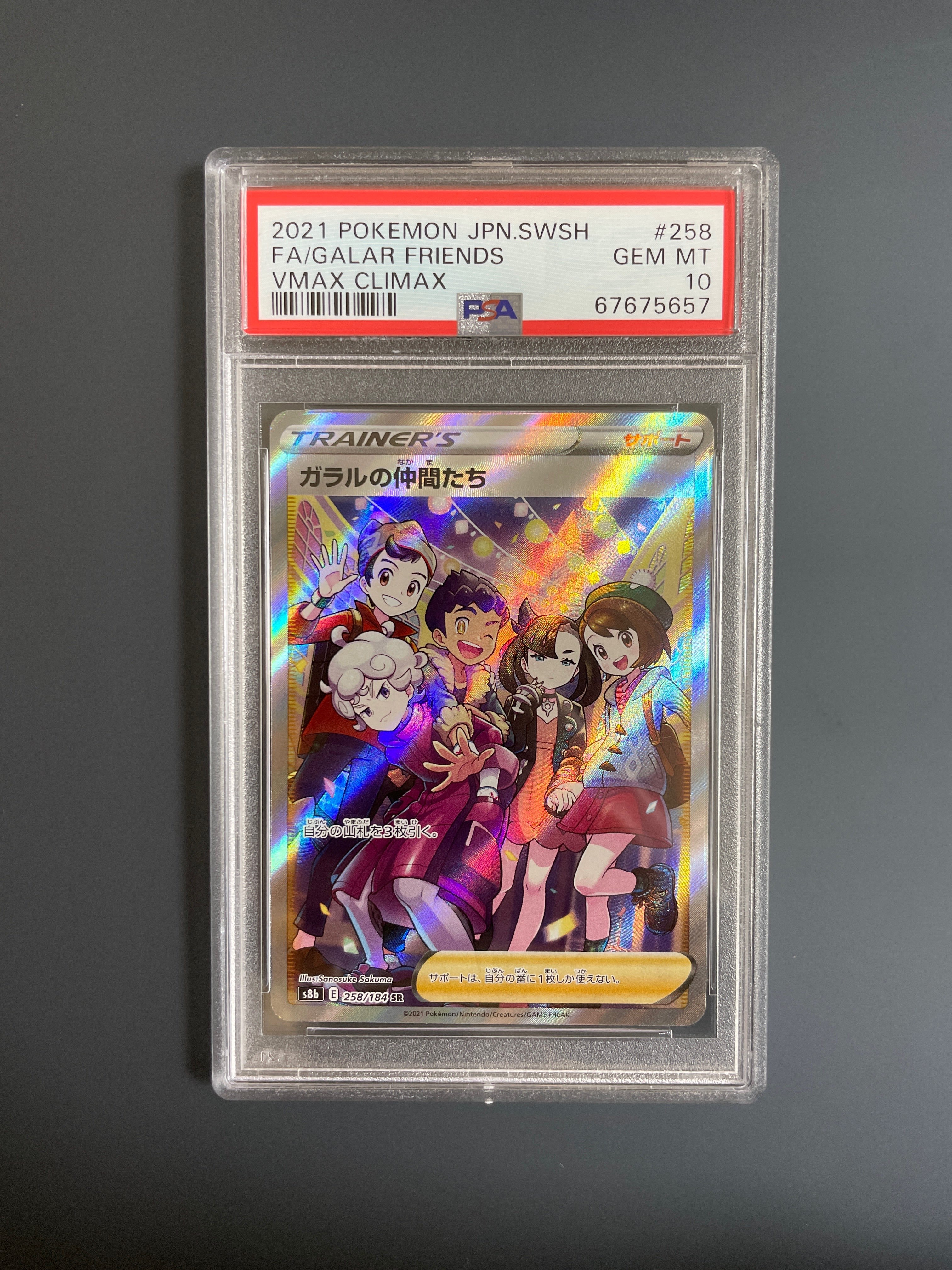 ガラルの仲間たち SR[S8b 258/184](ハイクラスパック「VMAXクライマックス」)