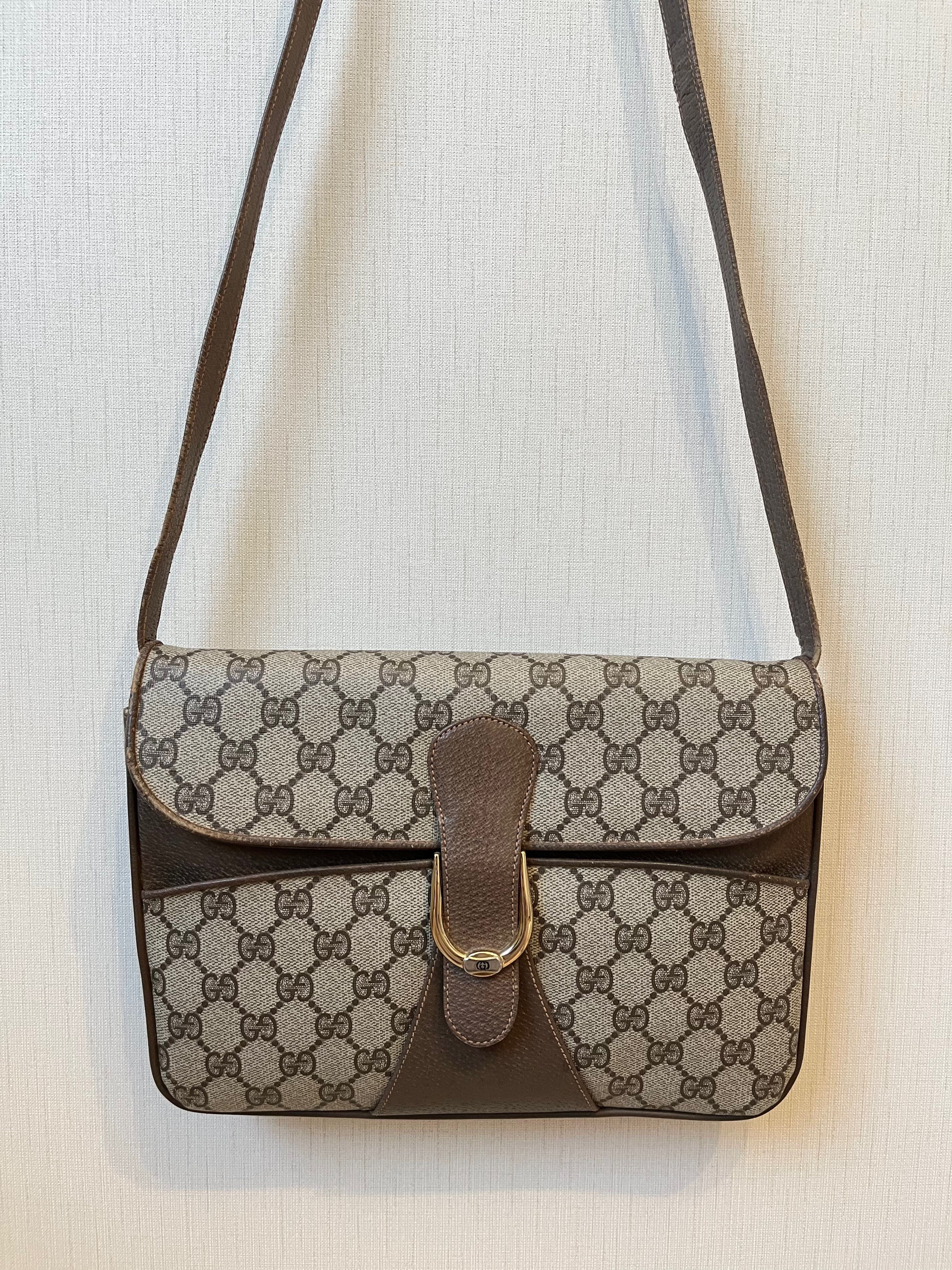 GUCCI グッチ ショルダーバッグ GGスプリーム PVC オールドグッチ