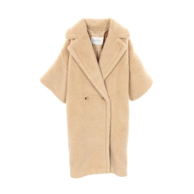 マックスマーラ MAX MARA TEDDY テディベア アイコン 衣料品 アウター キャメル レディース ベージュ系 【中古】