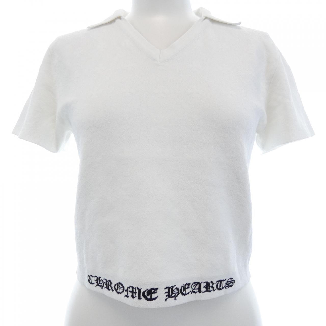クロムハーツ CHROME HEARTS CHプラス Y NOT V NECK RAYON POLO 419180490******357 トップス
