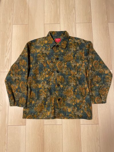 Supreme Paisley Fleece Shirt "Tan"