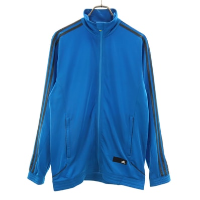 adidas アディダス トラックジャケット L ブルー系 ジャージ