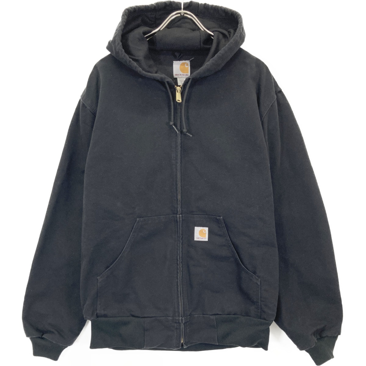 カーハート ブラック アクティブジャケット USA製 M