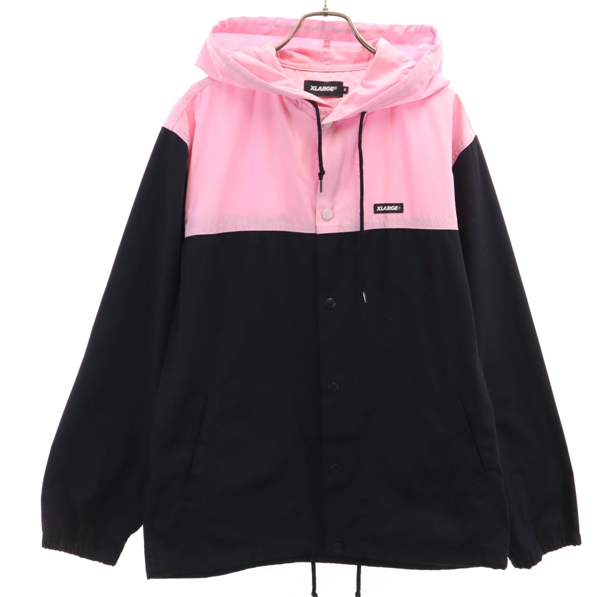 XLARGE エクストララージ フードジャケット M ブラック