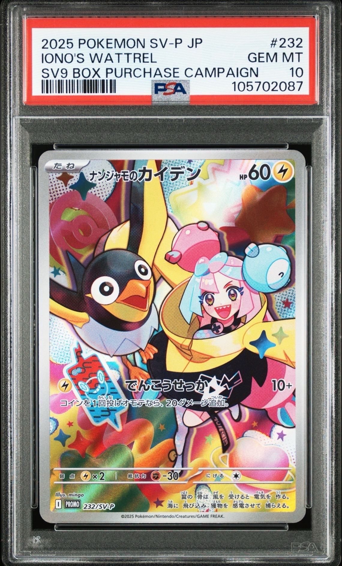 ナンジャモのカイデン P [SV-P 232](プロモーションカード「拡張パック バトルパートナーズ Box購入キャンペーン」)