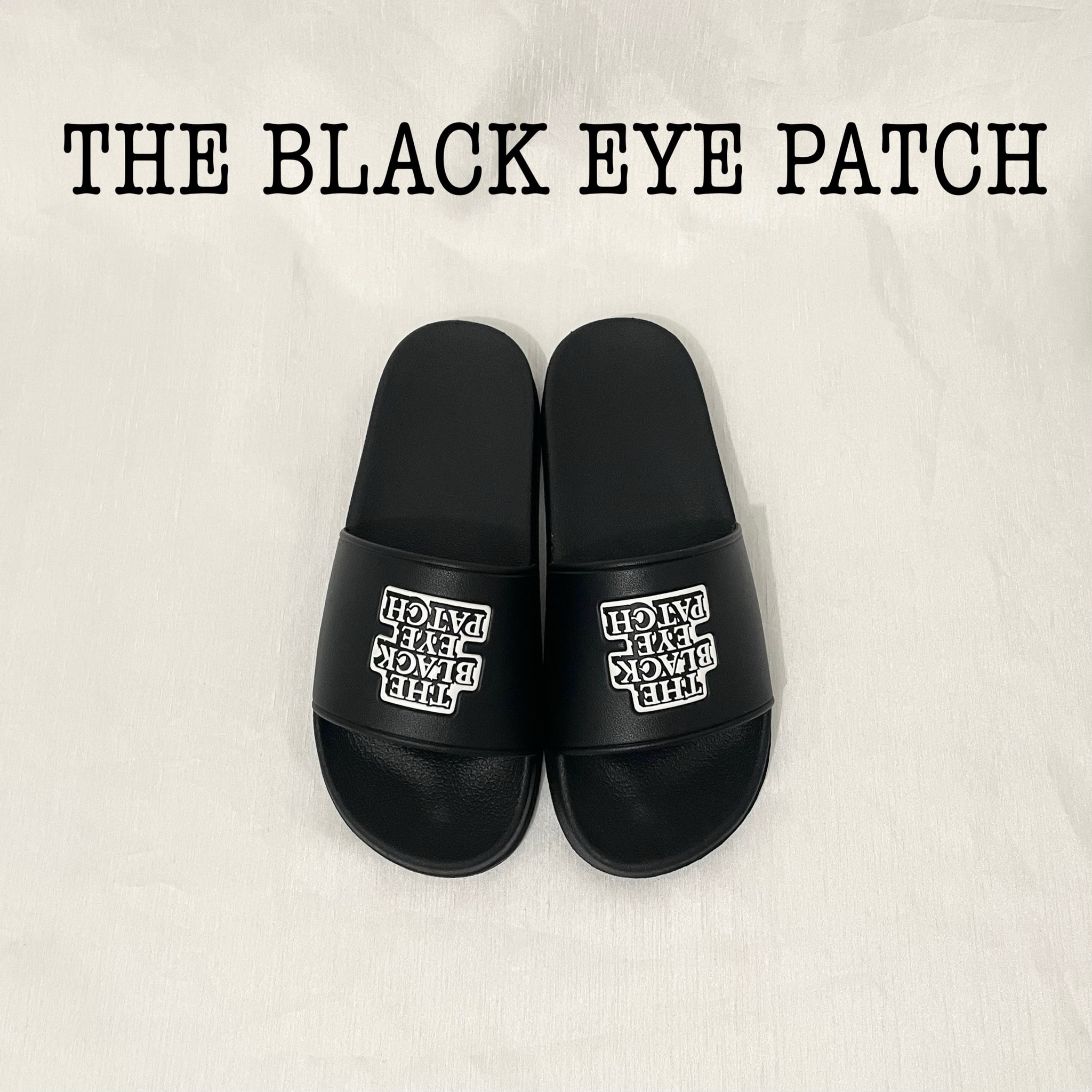 BlackEyePatch OG Label Shower Sandals "Black"