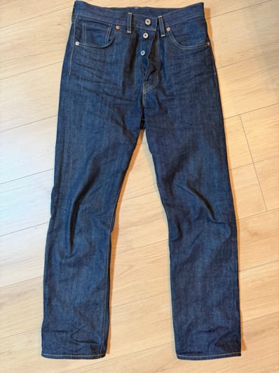 LEVI'S Vintage Clothing 1944 501 Jeans Rigid "Dark Indigo Blue"