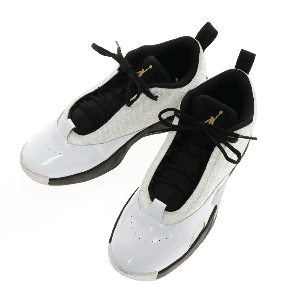 【中古】ナイキ NIKE Jordan Max Aura 6 FQ8298-101 レザー スニーカー ホワイトxブラック【サイズ29.5】【メンズ】