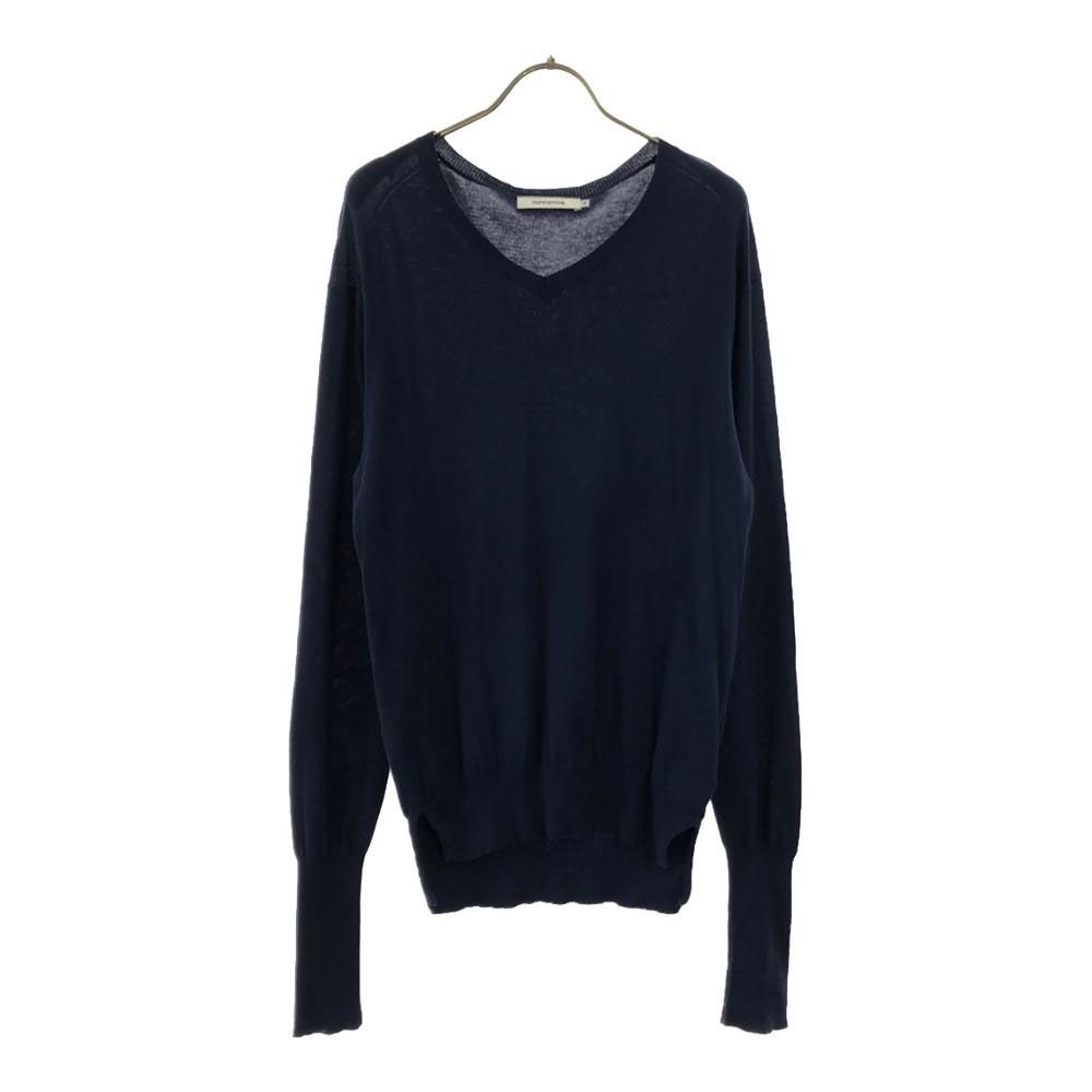 nonnative 長袖 Vネック コットン ニット