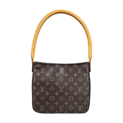 ルイヴィトン ルーピングMM モノグラム ショルダーバッグ モノグラムキャンバス M51146 ブラウン レディース LOUIS VUITTON 中古