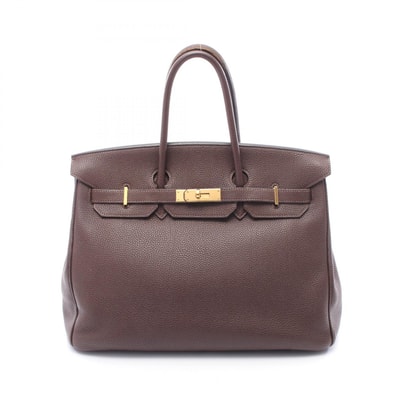 エルメス HERMES バーキン35 ショコラ ハンドバッグ バッグ トゴ トゴ □L刻印(2008年製造) レディース ブラウン系 【中古】