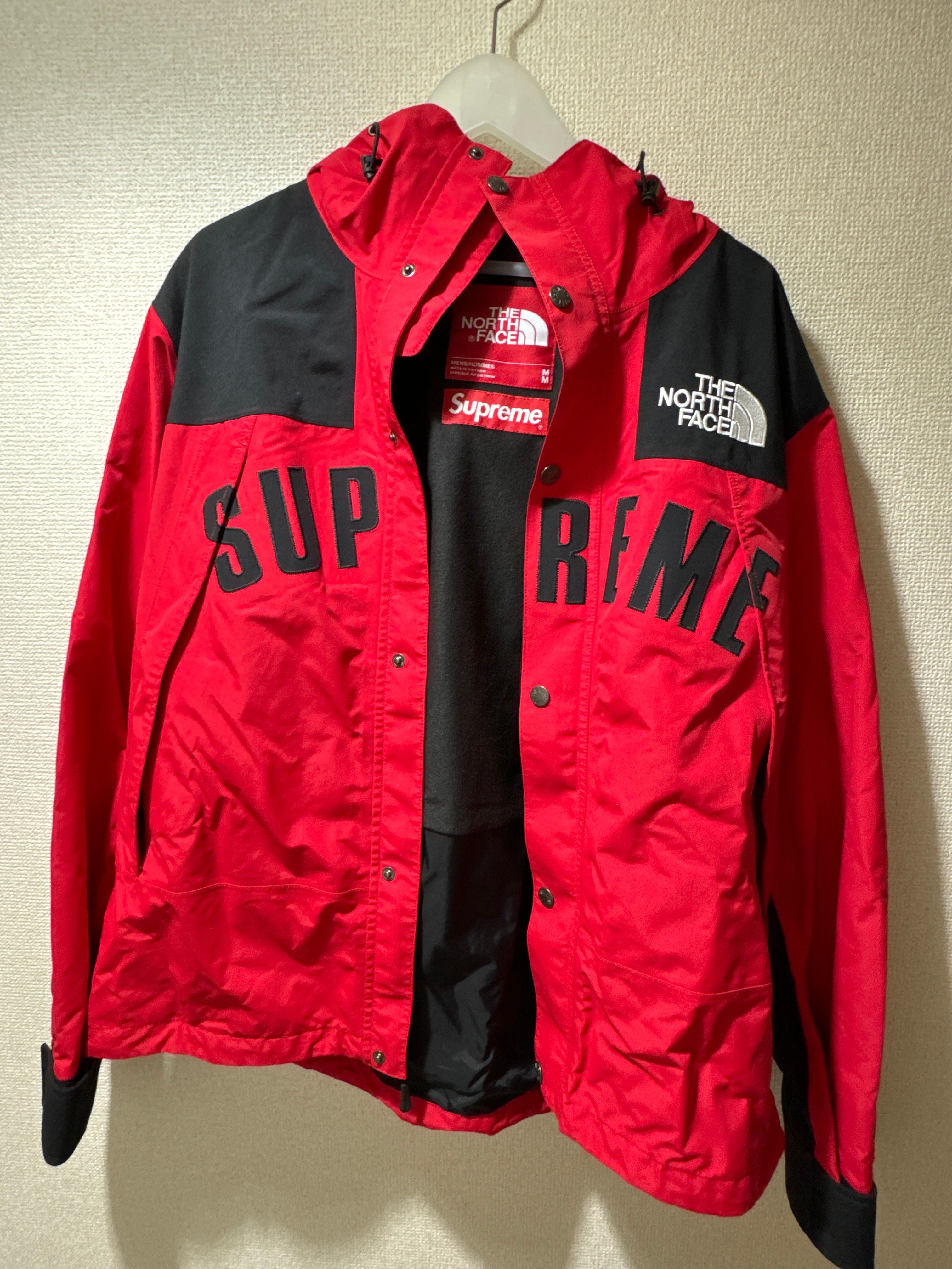 Supreme x The North Face Arc Logo Mountain Parka "Red"
