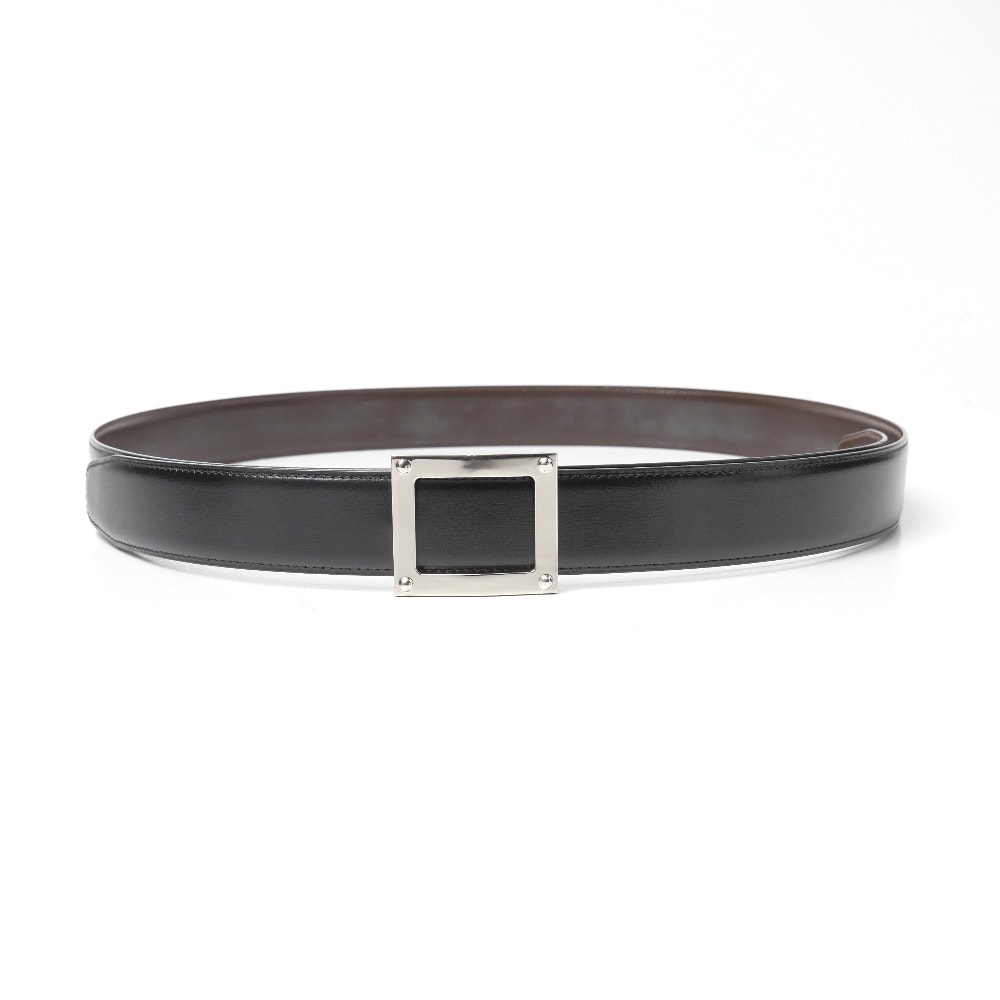 ■美品■LOEWE ロエベ ベルト サイズL18 メタルバックル レザーベルト ブランド古着【中古】20260825/RB0237