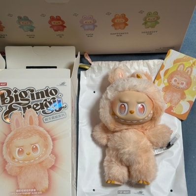 POP MART THE MONSTERS (LABUBU) Big into Energy Series Plush Pendant HAPPINESS