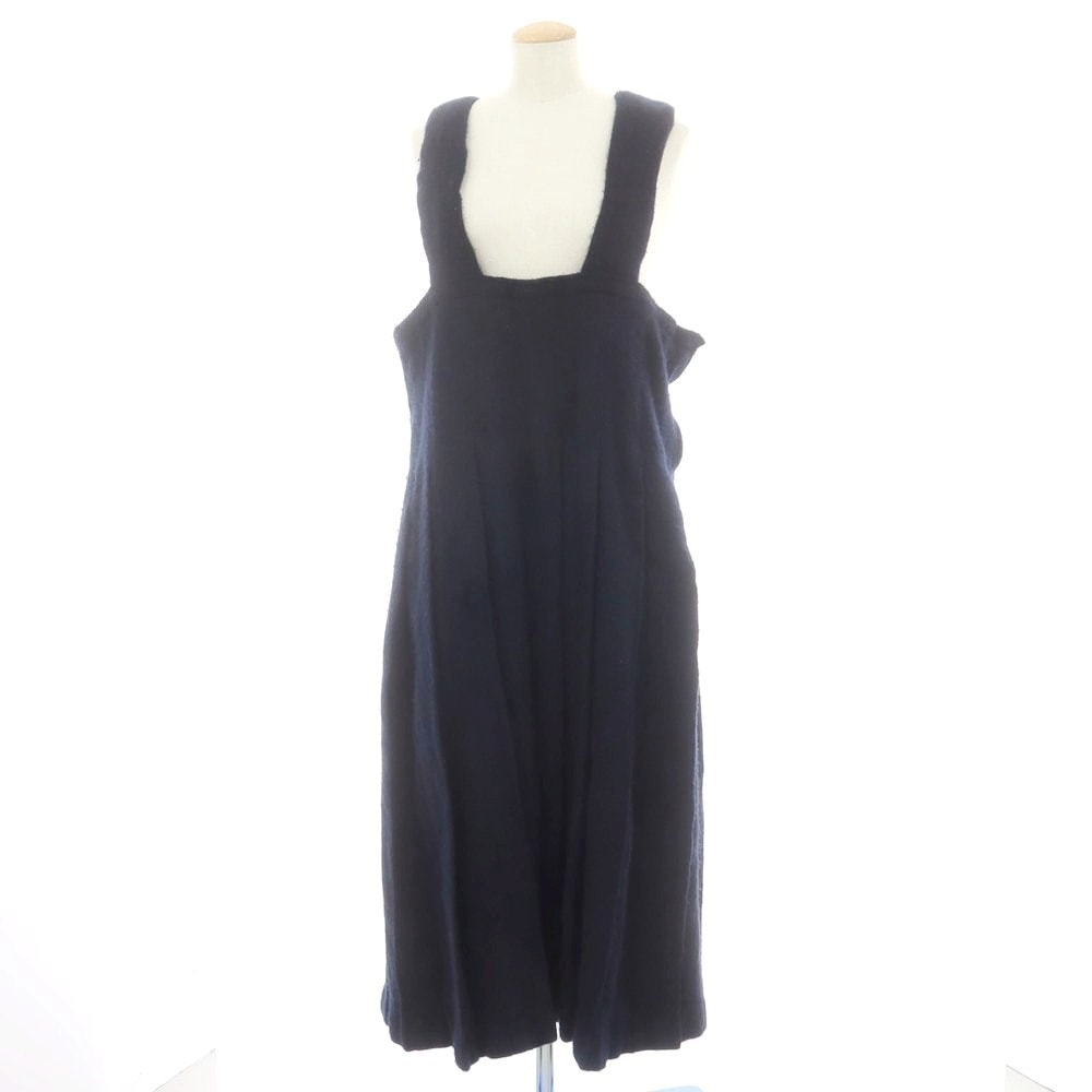 【中古】コムデギャルソン コムデギャルソン COMME des GARCONS COMME des GARCONS 2022年秋冬 ウールナイロン スカート ネイビー【サイズM】【レディース】