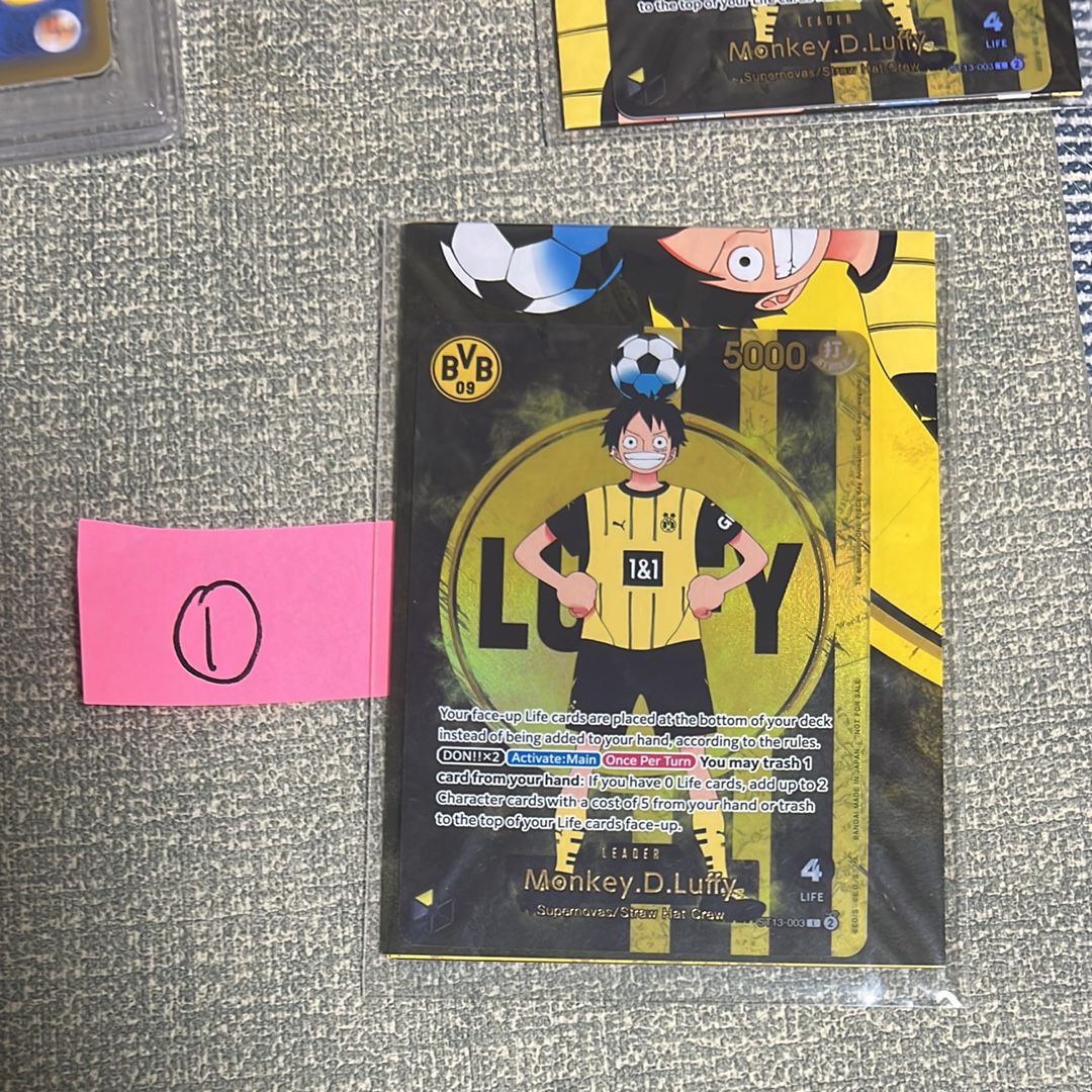 モンキー・D・ルフィ L [ST13-003]【英語版】(プロモーションカード「ボルシアドルトムント × ONE PIECE マッチデー 2025」)