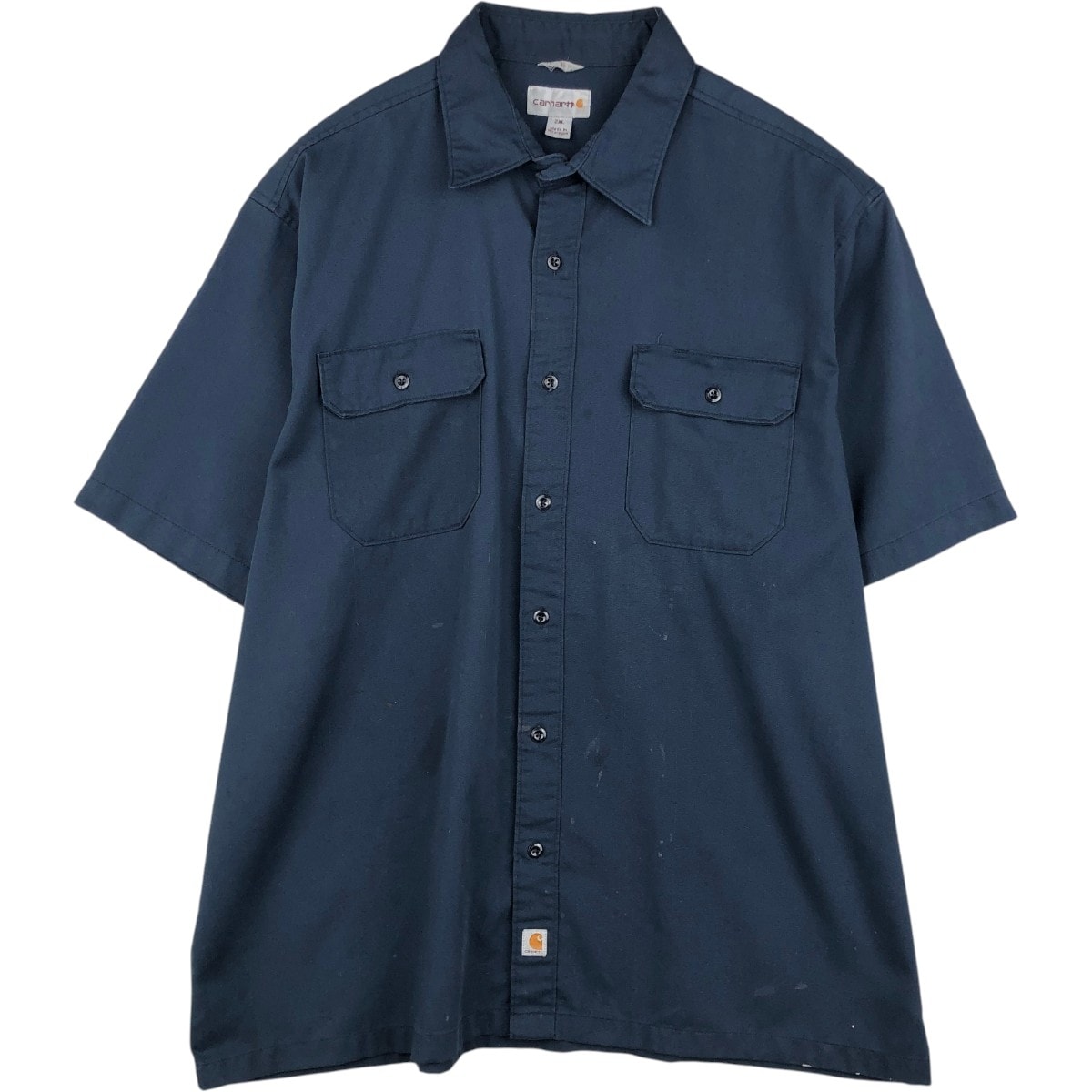 古着 カーハート Carhartt 半袖 ワークシャツ ボックスシャツ メンズXXL相当/eaa658071