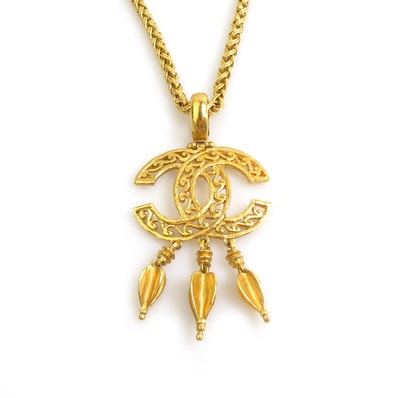シャネル CHANEL ネックレス メタル ゴールド レディース【中古】 h32633r