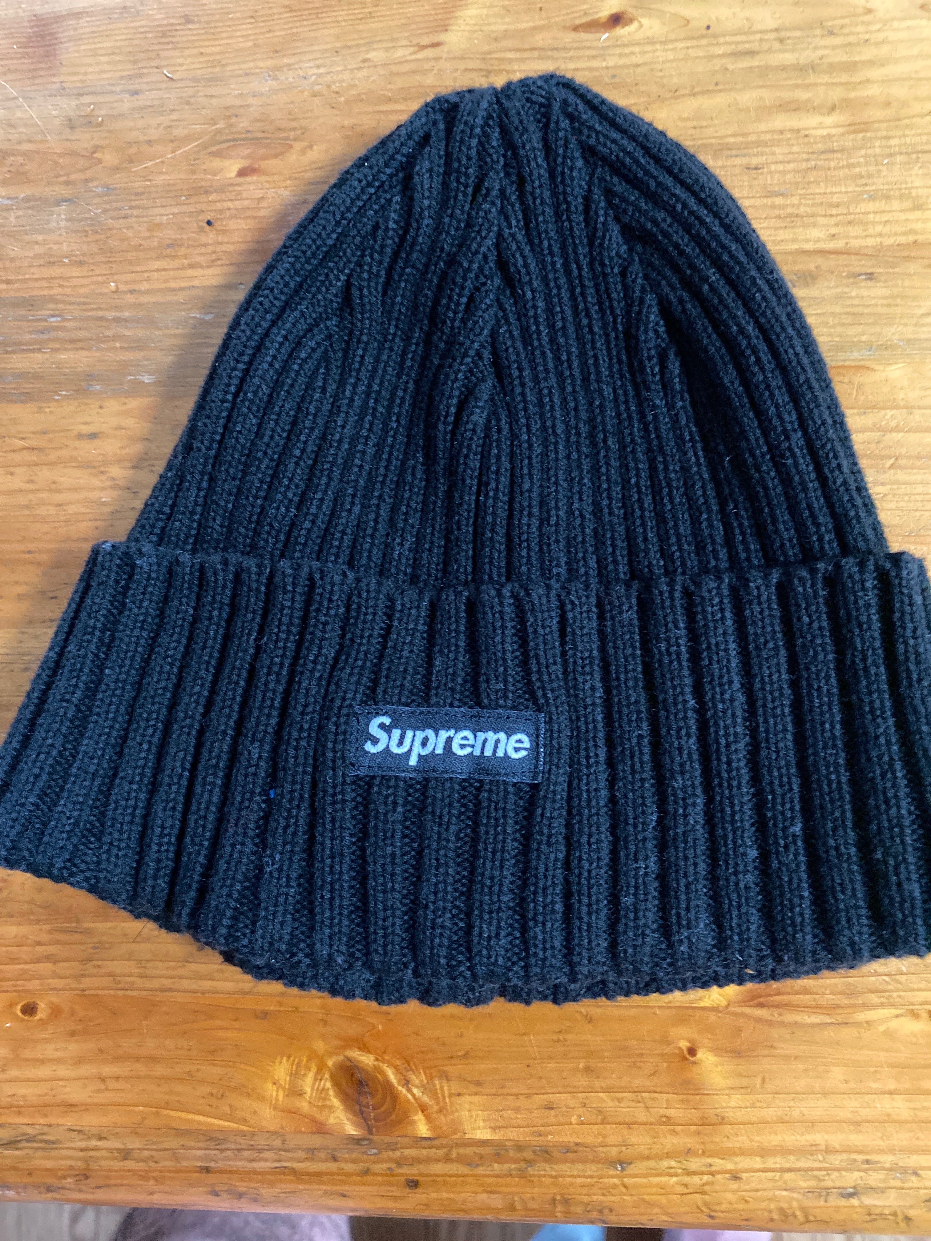 Supreme Overdyed Beanie "Black"(19SS)